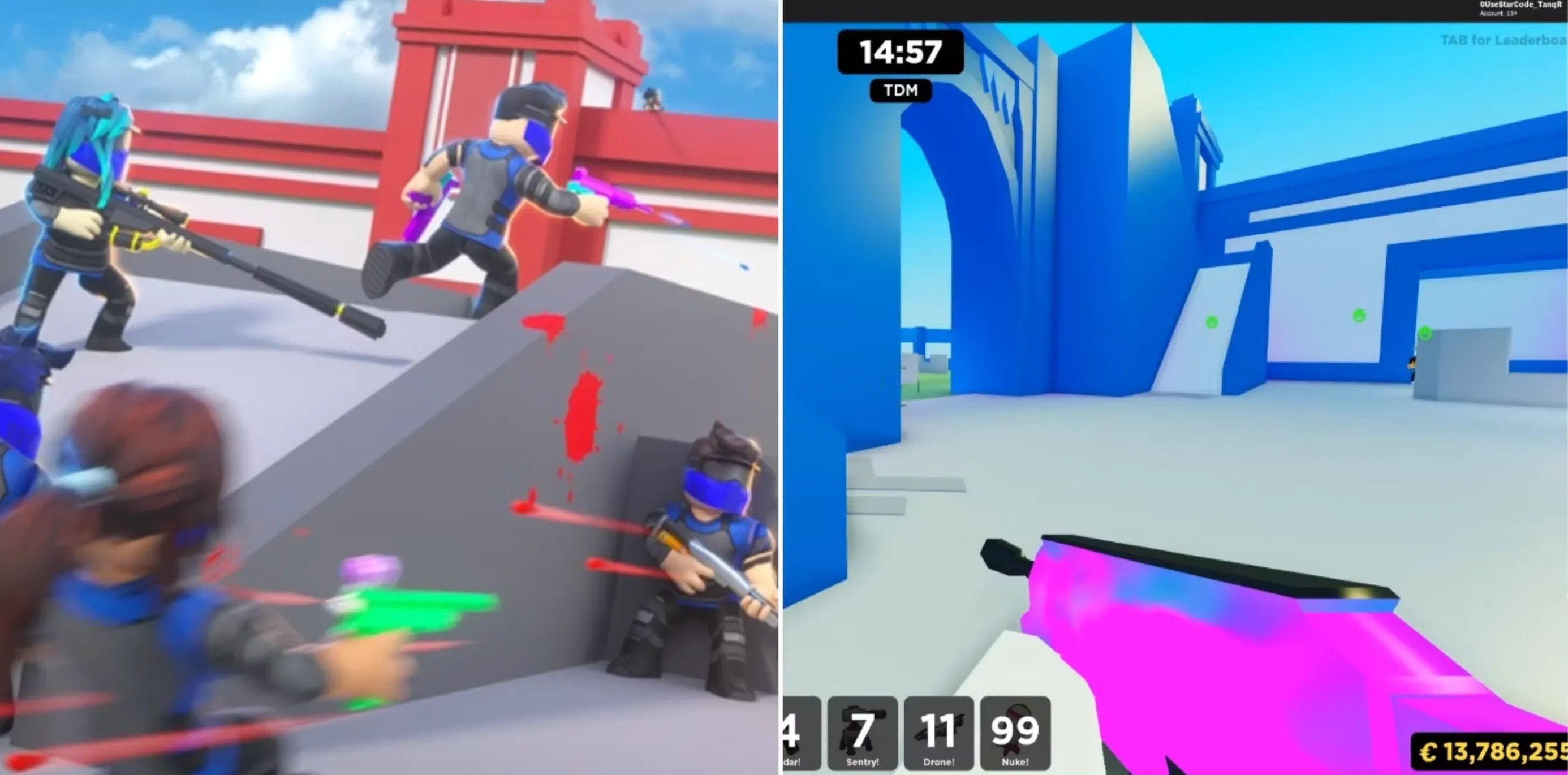 Roblox The 20 Best Shooting Games 1v9 BIG Paintball Roblox